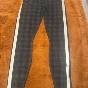 ALO Yoga Gray Plaid Leggings